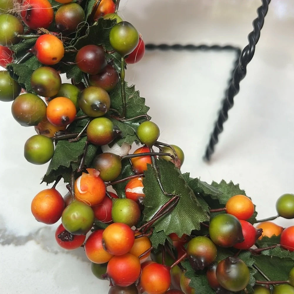 Shades of Fall Autumn Berry Wreaths Set of 3